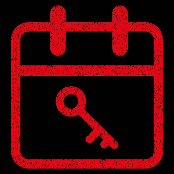 Biztonsági nap szemcsés textúra ikon — Stock Vector
