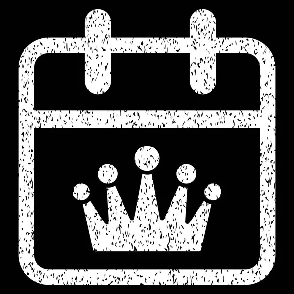 Königstag körnige Textur Symbol — Stockvektor
