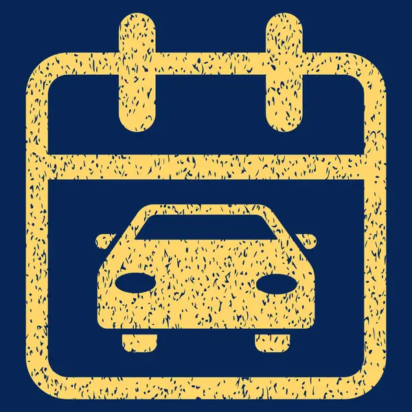 Dia do carro Grainy Texture Icon — Vetor de Stock