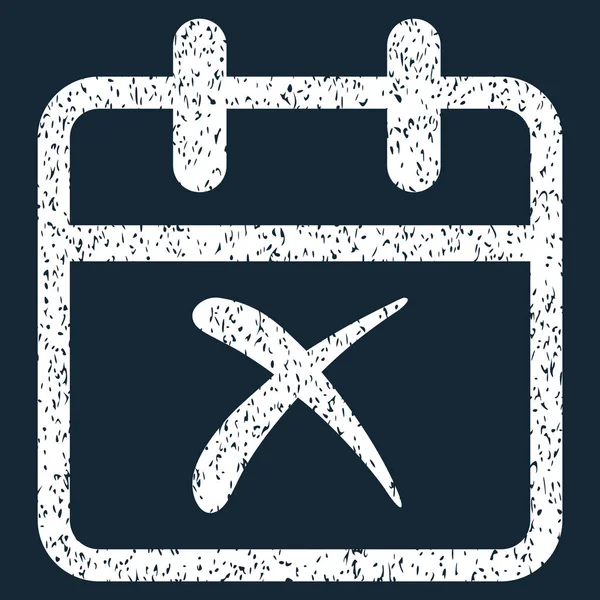 Cancelar dia Grainy Texture Icon — Vetor de Stock