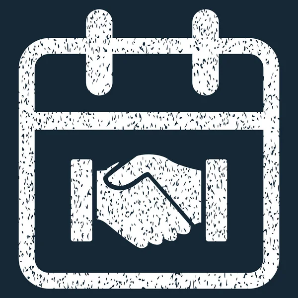 Sözleşme gün grenli doku simgesi