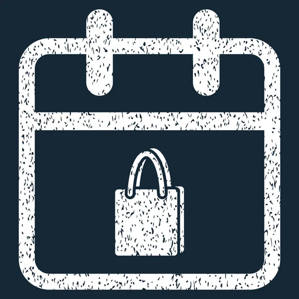 Shopping Day Grainy Texture Icon – stockvektor