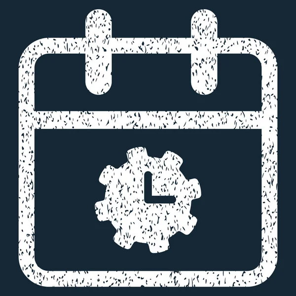 Saat hizmet gün grenli doku simgesini