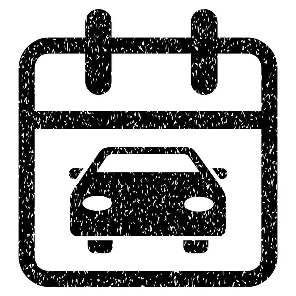 Auto Tag körnige Textur Symbol — Stockvektor