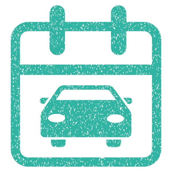 Dia do carro Grainy Texture Icon — Vetor de Stock