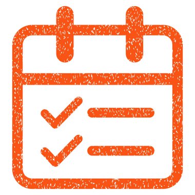 Gün görevleri grenli doku simgesi