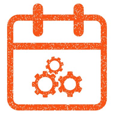 Mekanik gün grenli doku simgesi