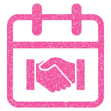 Sözleşme gün grenli doku simgesi