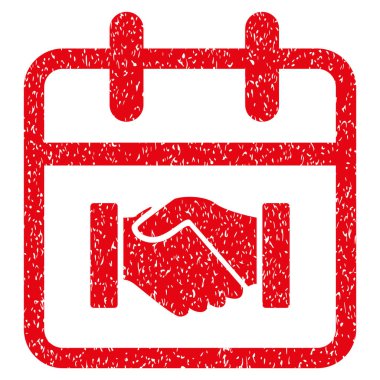 Sözleşme gün grenli doku simgesi