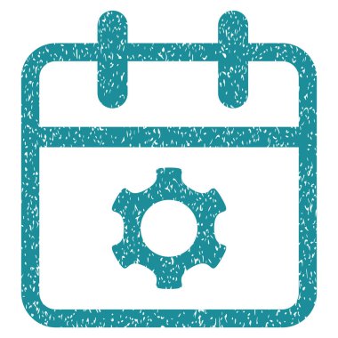 Hizmet gün grenli doku simgesi