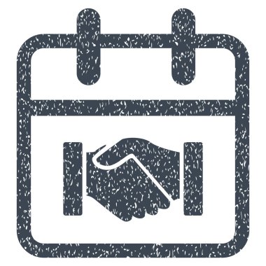 Sözleşme gün grenli doku simgesi