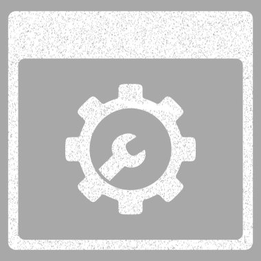 Kur takvim sayfası grenli doku simgesini araçları