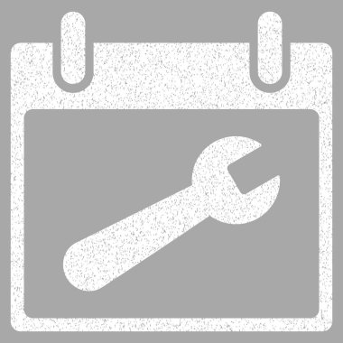 İngiliz anahtarı aracı takvim gün grenli doku simgesi