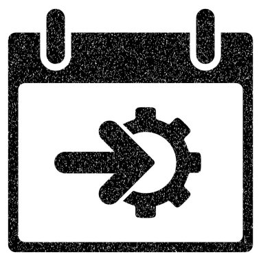 COG Tümleştirme takvim gün grenli doku simgesi