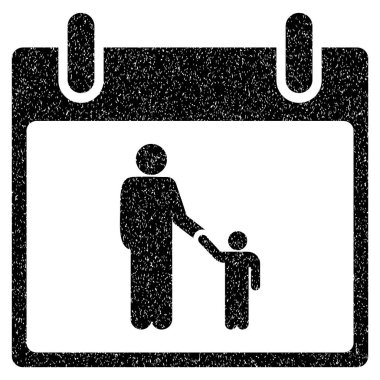 Babası takvim günü grenli doku simgesi