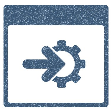 COG Tümleştirme takvim sayfası grenli doku simgesi