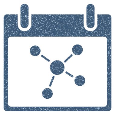 Bağlantıları takvim gün grenli doku simgesi