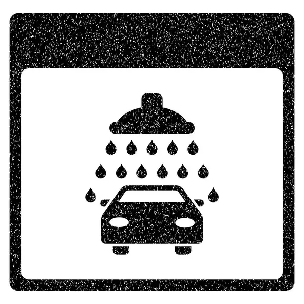 Otomobil duş takvim sayfası grenli doku simgesi