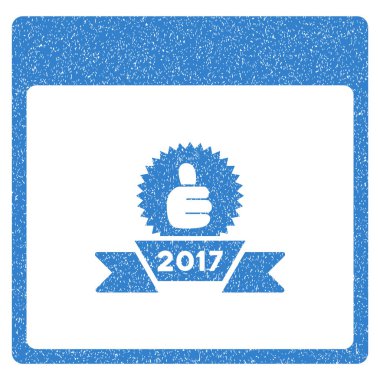 2017 şerit takvim sayfası grenli doku simgesi Ödülü