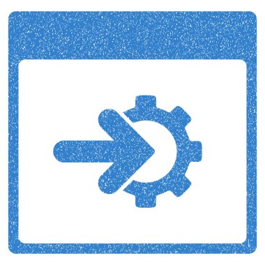 COG Tümleştirme takvim sayfası grenli doku simgesi