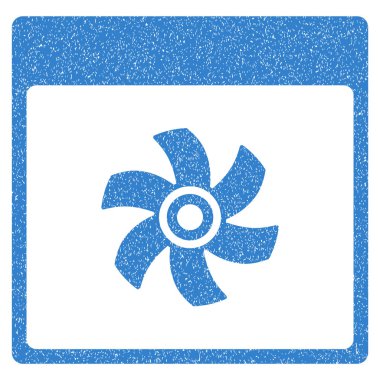 Fan takvim sayfası grenli doku simgesi