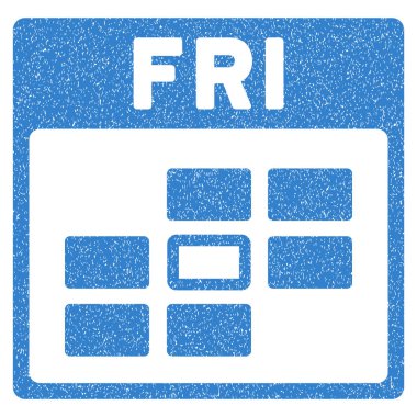 Cuma takvim kılavuz grenli doku simgesi