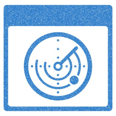 Radar takvim sayfası grenli doku simgesi