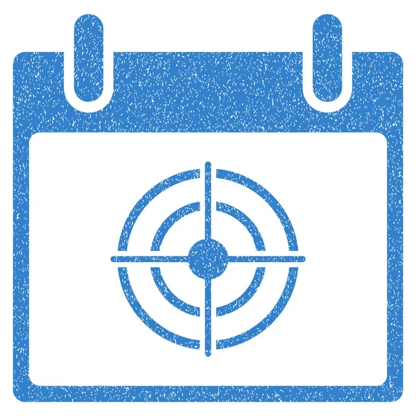 Bullseye takvim gün grenli doku simgesi