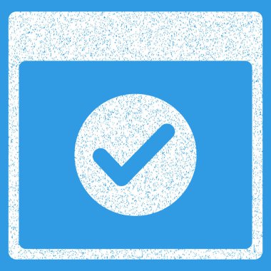 Ok takvim gün grenli doku simgesi