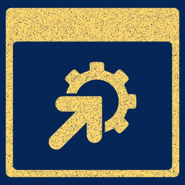 Dişli Tümleştirme takvim sayfası grenli doku simgesi