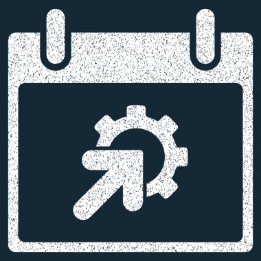 Dişli Tümleştirme takvim gün grenli doku simgesi