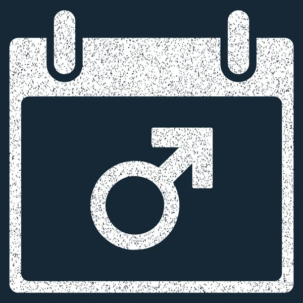 Mars erkek sembol takvim gün grenli doku simgesini