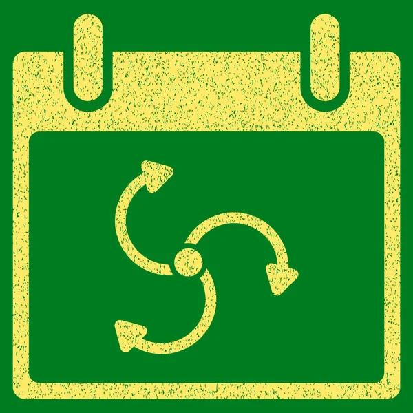 Siklon takvim gün grenli doku simgesi