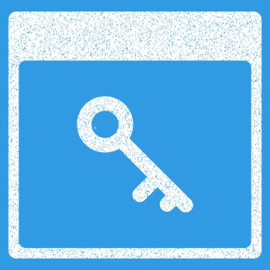 Temel takvim sayfası grenli doku simgesi