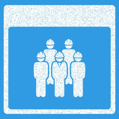 Personel sayfa grenli doku simgesini takvim