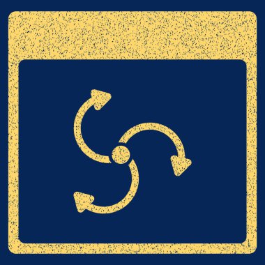 Siklon takvim sayfası grenli doku simgesi