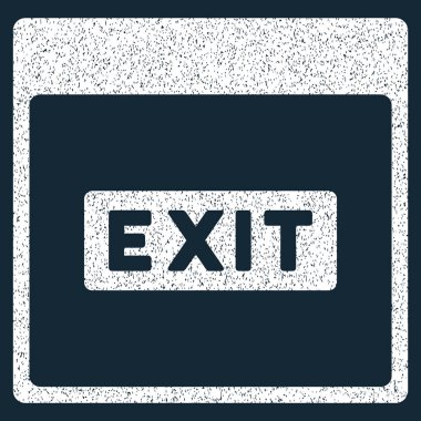 Çıkış resim yazısı takvim sayfası grenli doku simgesi