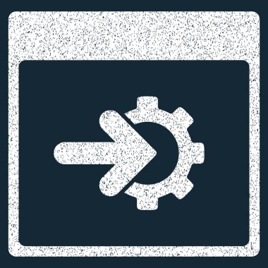 COG Tümleştirme takvim sayfası grenli doku simgesi