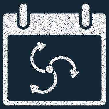 Siklon takvim gün grenli doku simgesi