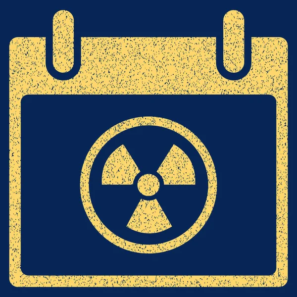 Ікона атомного календаря Сіра текстура — стоковий вектор