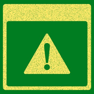 Hata takvim sayfası grenli doku simgesi