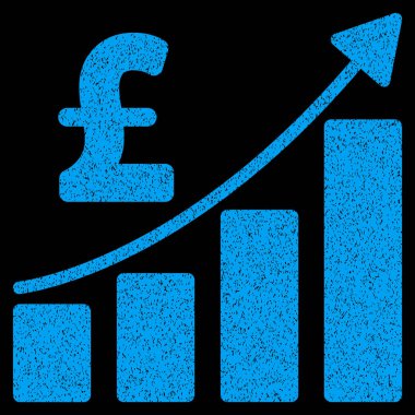 Lirası mali çubuk grafik grenli doku simgesi