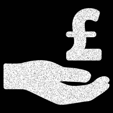 Lirası bağış grenli doku simgesi