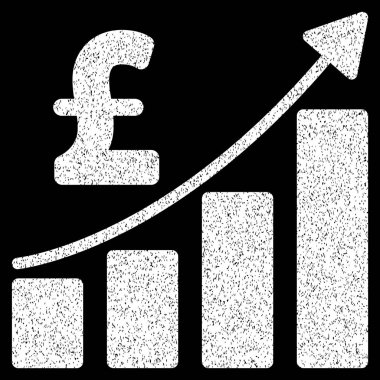 Lirası mali çubuk grafik grenli doku simgesi