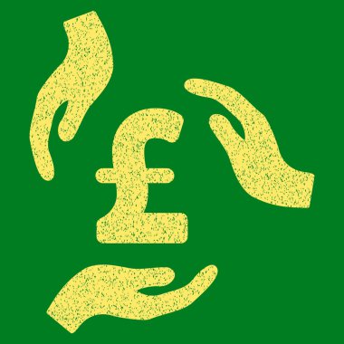 Lirası bakım el grenli doku simgesi