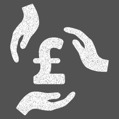 Lirası bakım el grenli doku simgesi