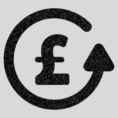 Ters ibraz Lirası grenli doku simgesi