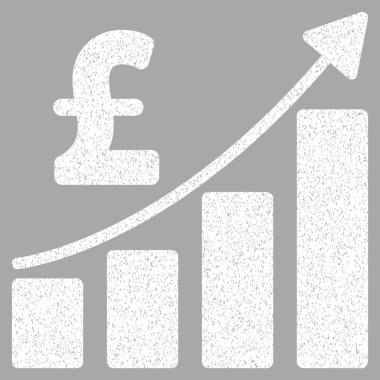 Lirası mali çubuk grafik grenli doku simgesi