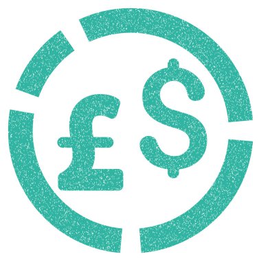 Lirası ve Doları Döviz Alım diyagramı grenli doku simgesi