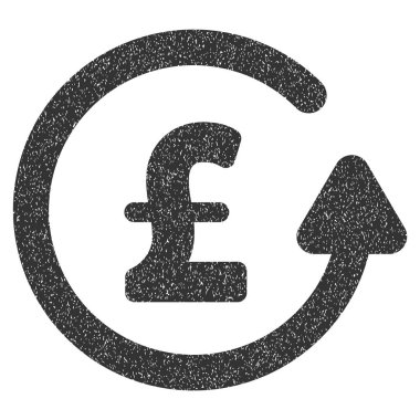 Ters ibraz Lirası grenli doku simgesi